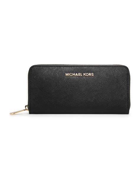 michael kors navy continental wallet|Michael Kors saffiano wallet black.